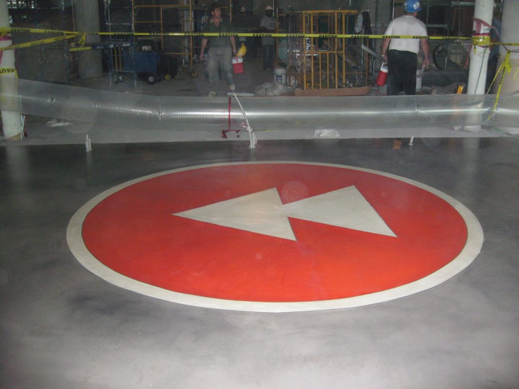 logo in concrete logo in concrete