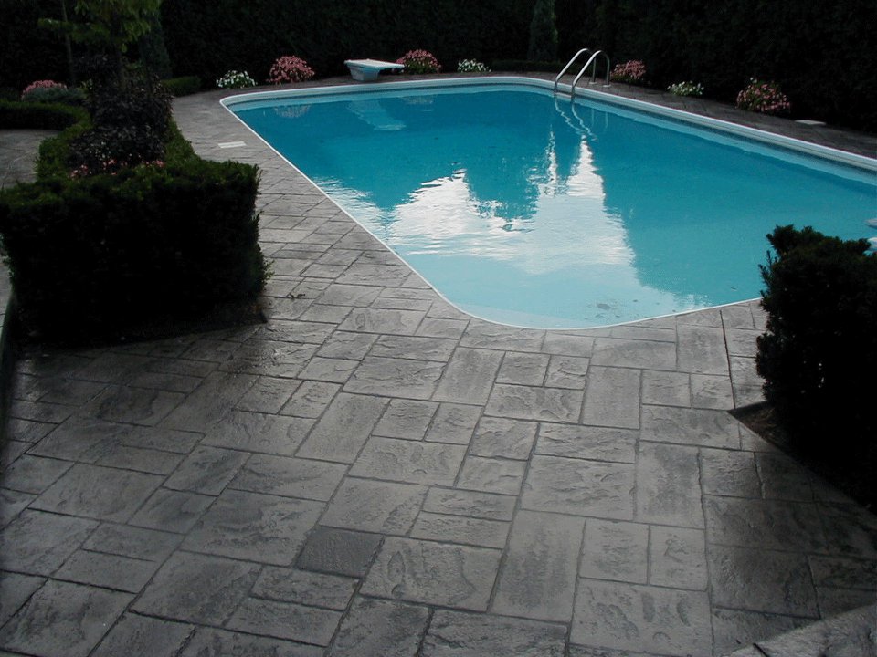 cleaned patterned concrete pool deck cleaned patterned concrete pool deck